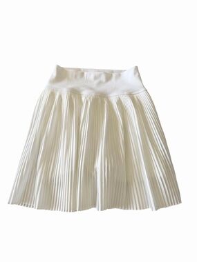 Yogalicious White Pleated Skort XS Athletic Tennis Golf Skirt